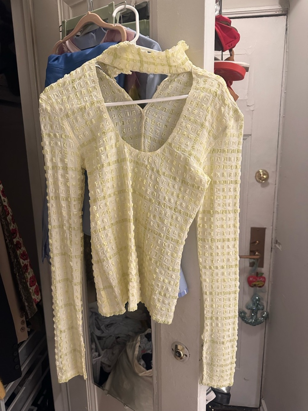 NANUSHKA YELLOW LONG SLEEVE TOP